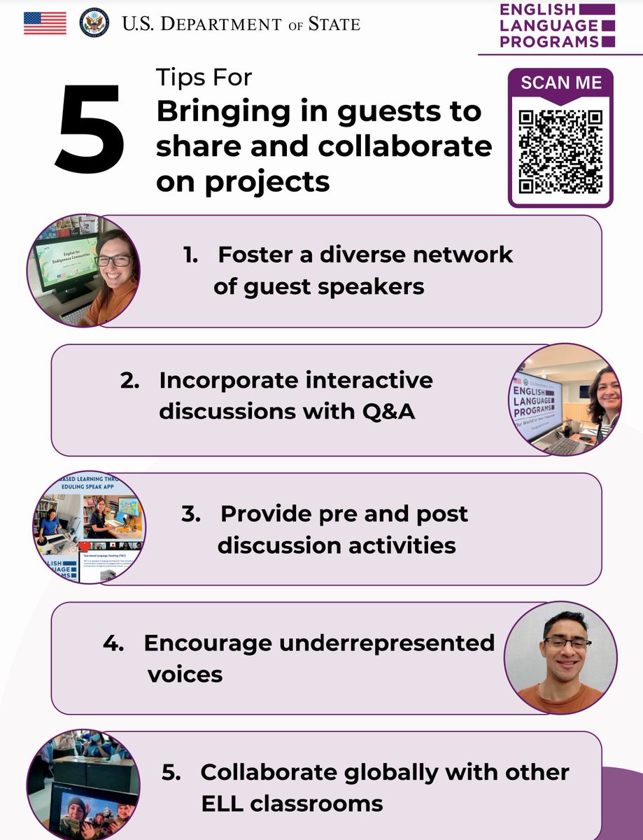 Andrea (@andrealypka) on Twitter photo We look forward to Virtual Educator Session- Creating Cultural Connections in the Virtual Classroom- at #TESOL2024 in Tampa. A big thanks to <a href="/ELPrograms/">English Language Programs</a> for bringing this session together!
#tesol #elt #tesol2024 #education #virtualeducator <a href="/USStateDepartm2/">U.S.StateDepartment</a> <a href="/TESOL_Assn/">TESOL Intl Assn</a> We look forward to Virtual Educator Session- Creating Cultural Connections in the Virtual Classroom- at #TESOL2024 in Tampa. A big thanks to <a href="/ELPrograms/">English Language Programs</a> for bringing this session together!
#tesol #elt #tesol2024 #education #virtualeducator <a href="/USStateDepartm2/">U.S.StateDepartment</a> <a href="/TESOL_Assn/">TESOL Intl Assn</a>