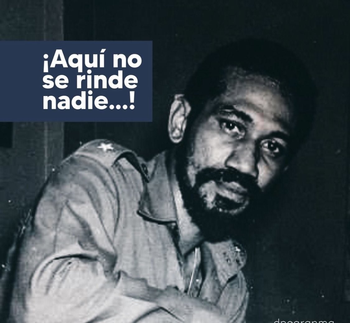 ...una frase dicha en medio de la balacera sirvió para ratificar la voluntad de aquellos hombres de Ser Libres o Mártires: “¡Aquí no se rinde nadie!”, 
#ProhibidoOlvidar 
#PatriaOMuerteVenceremos