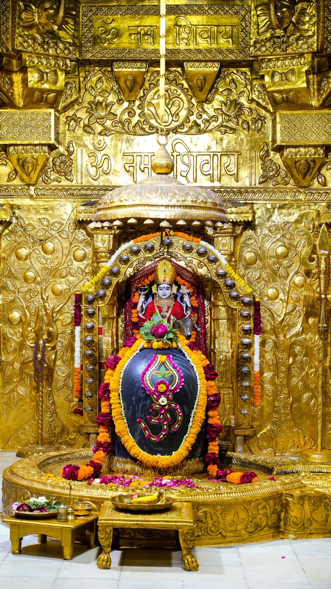 12Jyotirling's tweet photo. श्री सोमनाथ ज्योतिर्लिंग जी के आज के  मंगला शृंगार आरती दिव्य दर्शन 19.03.2024 https://t.co/JrqQYSOXYn