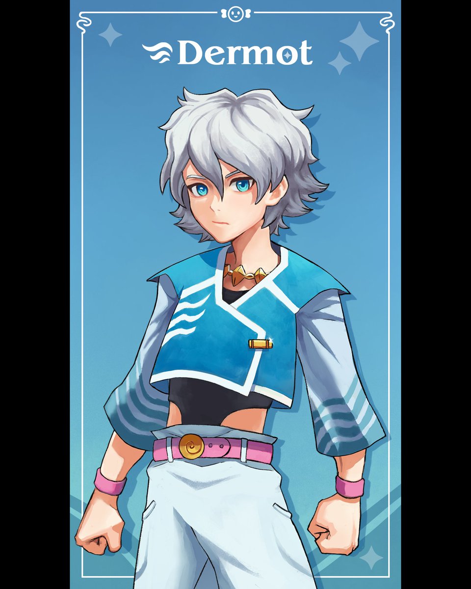 OceaniGame's tweet photo. Meet Dermot! 🌊

He enjoys local fame among the residents of Soleah Plaza due to his profound connection with the ocean, earning him the affectionate nickname "🏝The Boy of the Sea.🏝"

#characterdesign #oc #gamedev https://t.co/LeqfjbDPhG