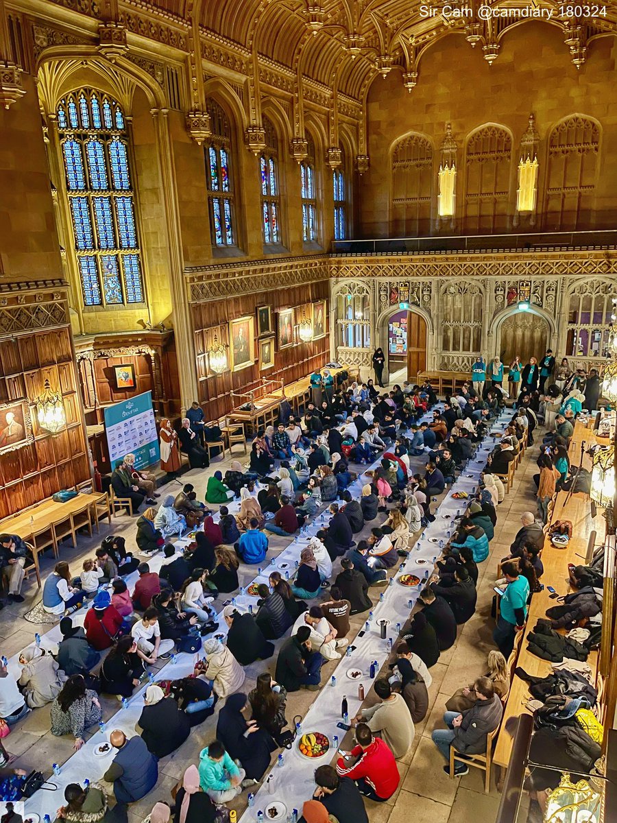 Cambridge, 18 March 2024. @OpenIftar’s Ramadan event @Kings_College.