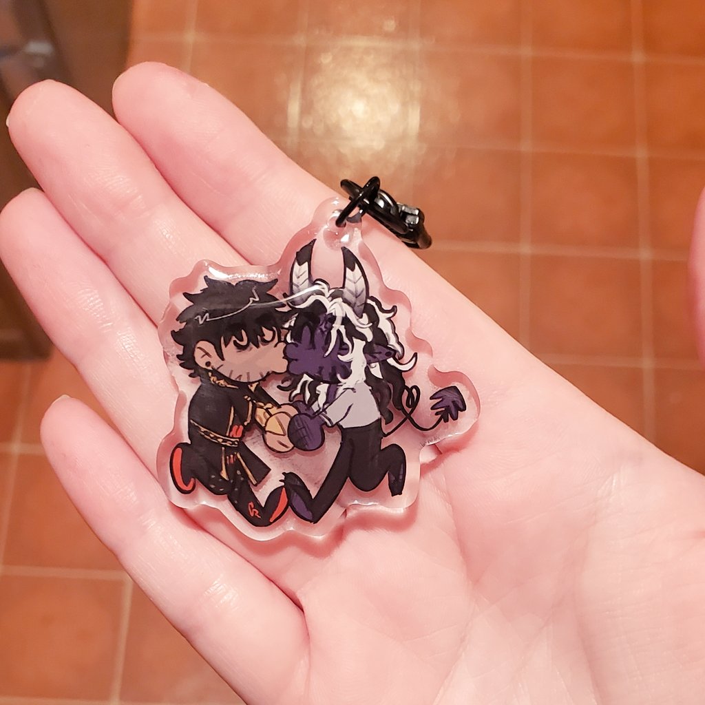 THEDEADTHREE's tweet photo. My test batch of durgetash charms came in yipppiee https://t.co/0HaHJzsIcn