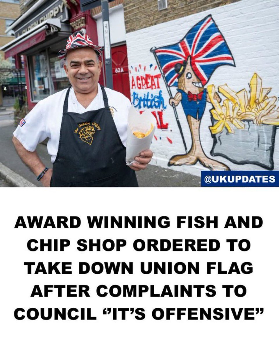 Should the shop keep its union flag? Yes or No? 🇬🇧🇬🇧🇬🇧