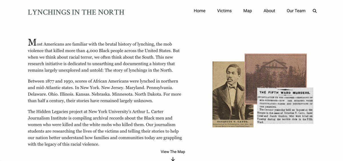 I went to WNYC's studio with one of my NYU students to talk about the work we're doing uncovering the stories of the lynchings in northern and mid-Atlantic states. Many thanks to WNYC's @MichaelHillNJ for reporting on our work! You can listen here: lnkd.in/e4rtBa75