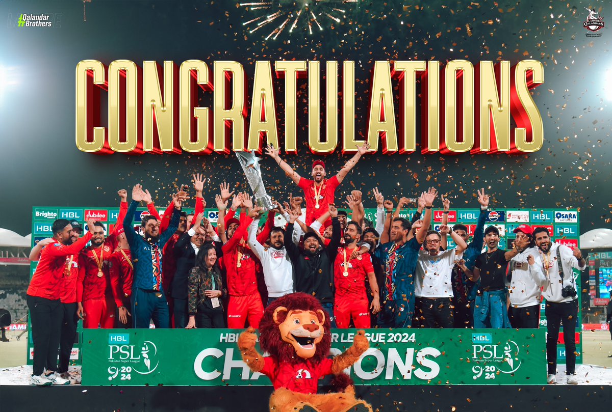 Congratulations to @IsbUnited on Winning the PSL 2024 🎉 #HBLPSL9 #KhulKeKhel