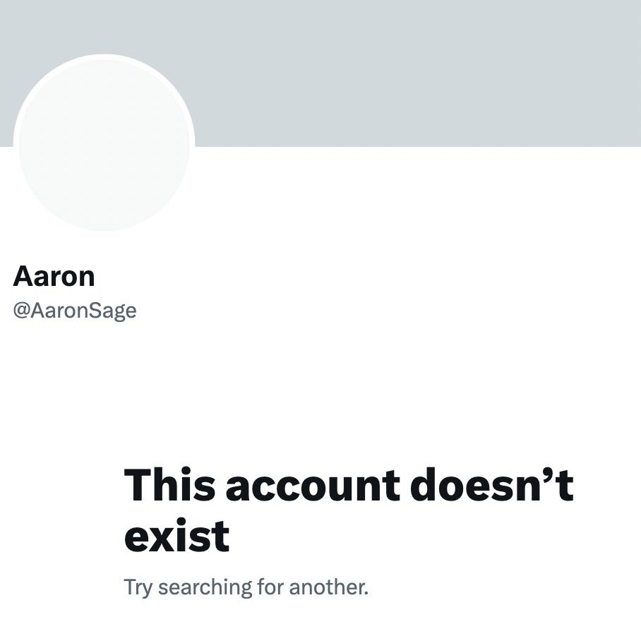 The infamous crypto influencer, AaronSage, known for  rug pulls on multiple chains, has struck again. 

This time, after seeing buzz around a #Solana memecoins, Aaron Sage launched a presale for the memecoin, only to shortly thereafter deactivate their Twitter account.