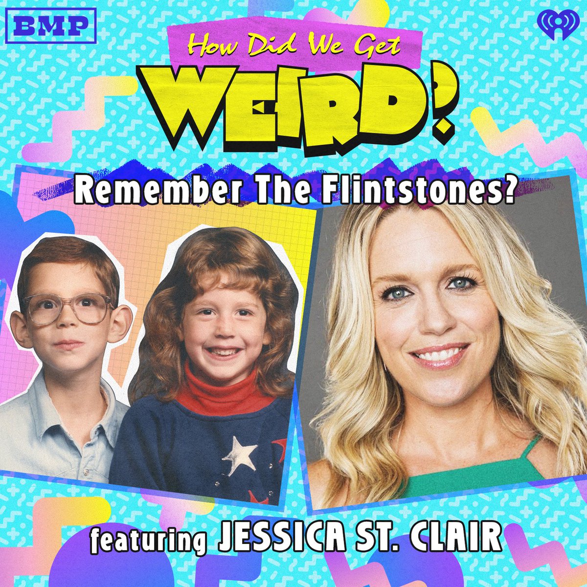 On today’s new ep @jonahmbayer and I are thrilled to welcome our hilarious friend @Jessica_StClair to talk about the tv shows that influenced us, from The Flintstones to Three’s Company to Saved by the Bell! Plus, the time Jessica was on a soap opera and more! A must-listen!!