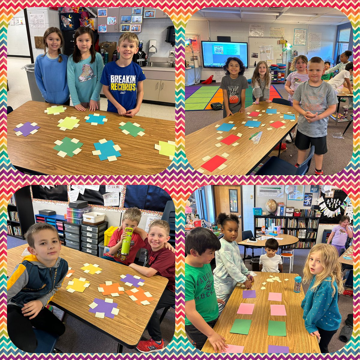 instruct2learn's tweet image. 2nd grade 🎯students used their knowledge of repeated addition to determine how Mrs. Comfort should arrange her tables. They used algebraic thinking and lots of different strategies to be successful! #SOARon #lovetothinkhere @VaughanRockets @CobbAlp