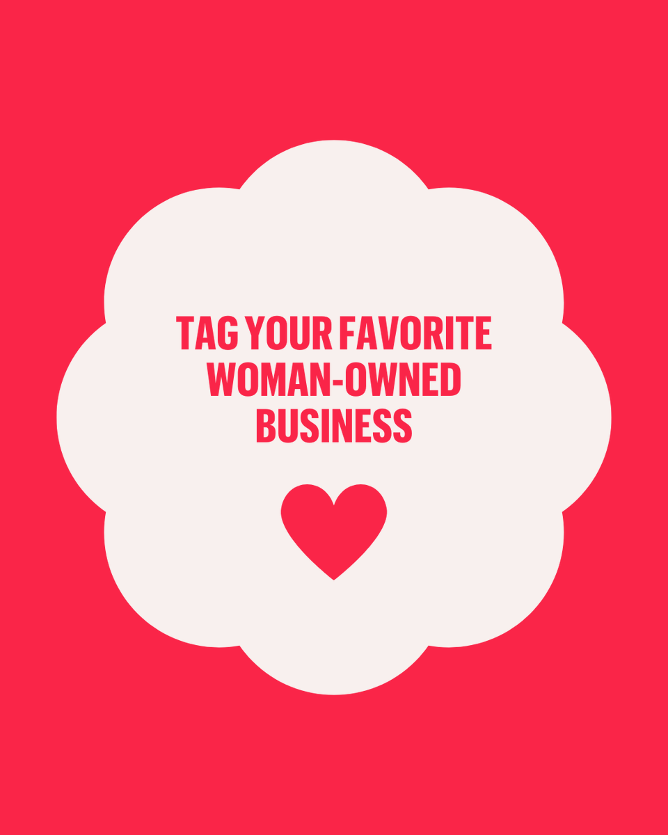 There are 14 million women-owned businesses in the U.S., employing over 10.1 million workers in this country. The least we can do is uplift and spotlight the women-owned businesses part of our communities. Tag a woman-owned business we should all check out.