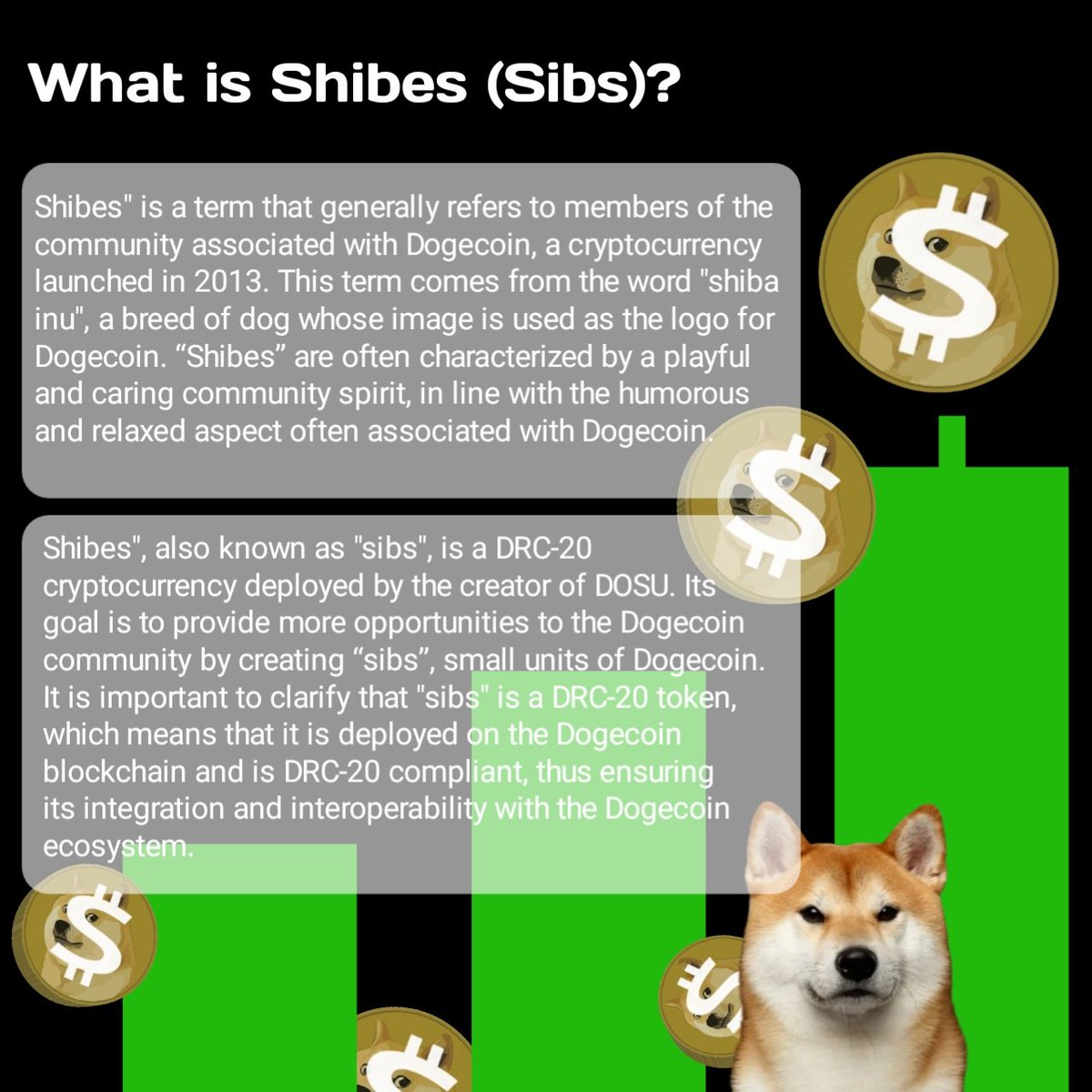 🛸 Discover $SIBS, the new #DRC20 cryptocurrency with enough opportunities! With a passionate team, $SIBS is ready to conquer the world of decentralized finance. 🚀 🔸 @Shibes_DRC20 💎 🔹 @LatoshiBTC 🥷 #SIBS #DOGINAL #BRC20 #Binance #Okx #DoginalKabosu #Dosu #OKXwallet $BTC