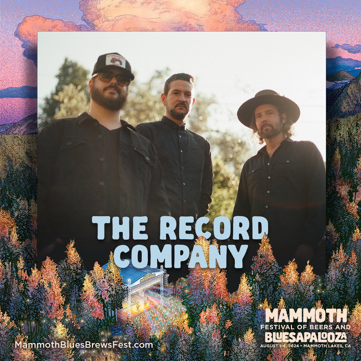 We'll be performing at this year's @Bluesapalooza in Mammoth Lakes, CA. The festival is happening from August 1 - 4, learn more using the link below. tickets.mammothbluesbrewsfest.com/e/mammoth-blue…