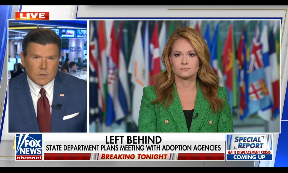 🍀 @SpecialReport w/ @BretBaier The show kicked off with the beautiful G-Force @GillianHTurner in St Patricks Day green! ARE YOU WATCHING?!