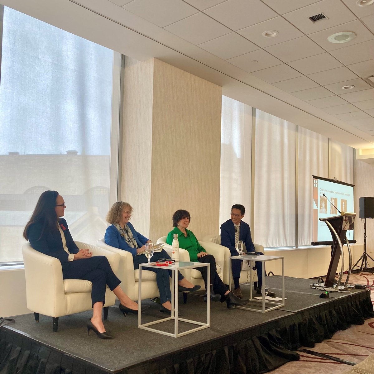 The first day of the @CMHC_ca's National Housing Conference was exciting! Our Co-Executive Director, Lisa Ker, spoke as part of a panel about the triple bottom line & how financial leverage can change the scale of intervention in the sector. #CloseTheGap #NHC #NHC24