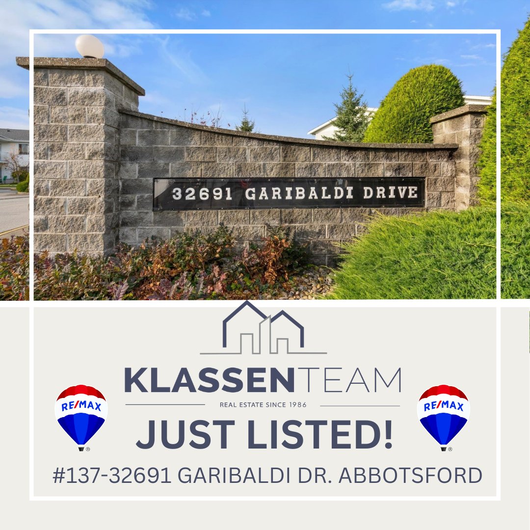 SOLD IN JUST 1 DAY FOR FULL PRICE! You could be next!! Call us anytime 604.490.2020

#klassenteam #soldinabbotsford #happysellers #remaxlistings #abbotsfordlistings