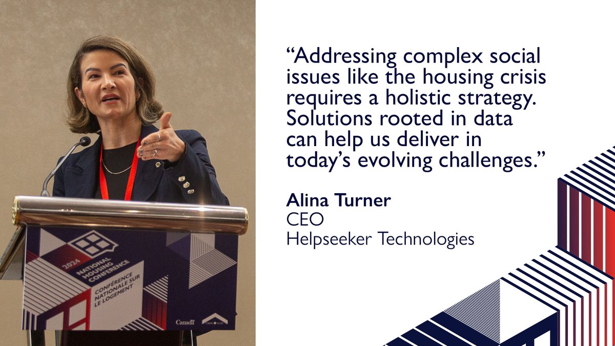 CMHC (@cmhc_ca) on Twitter photo This just in from the #NationalHousingConference24: Panelist <a href="/AlinaITurner/">Dr. Alina (Tanasescu) Turner</a> helped us explore how data can help tackle homelessness.
#NHC24 <a href="/HelpSeekerOrg/">HelpSeeker Technologies</a> This just in from the #NationalHousingConference24: Panelist <a href="/AlinaITurner/">Dr. Alina (Tanasescu) Turner</a> helped us explore how data can help tackle homelessness.
#NHC24 <a href="/HelpSeekerOrg/">HelpSeeker Technologies</a>