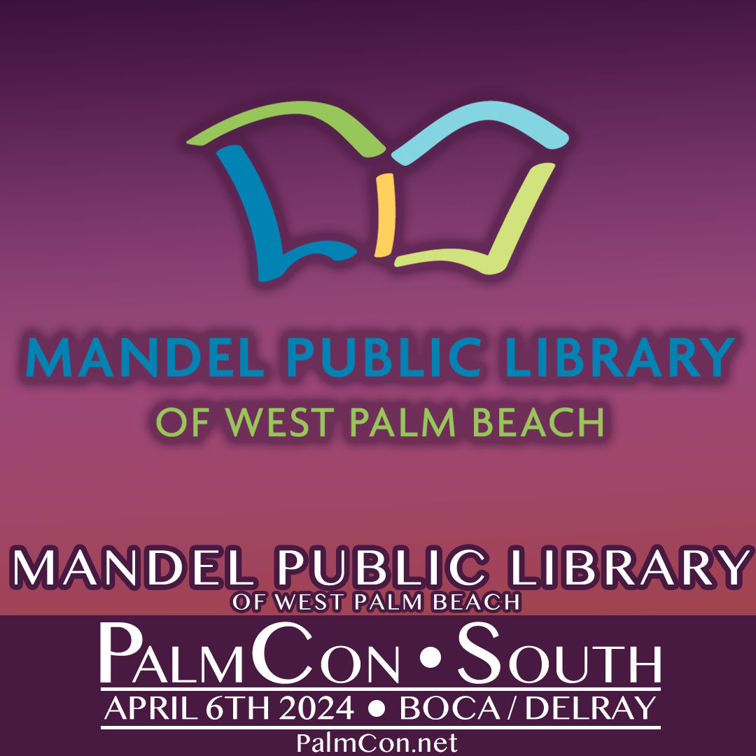 palm_con's tweet photo. Who’s coming to PalmCon?
The Mandel Public Library
PalmCon: South takes place April 6th at the South County Civic Center on the Delray/Boca line - advance discounted tickets are on sale NOW.
#PalmCon #MandelPublicLibrary #Library #Florida #Delray #Boca #DowntownWPB https://t.co/GEbPfQ0fG2