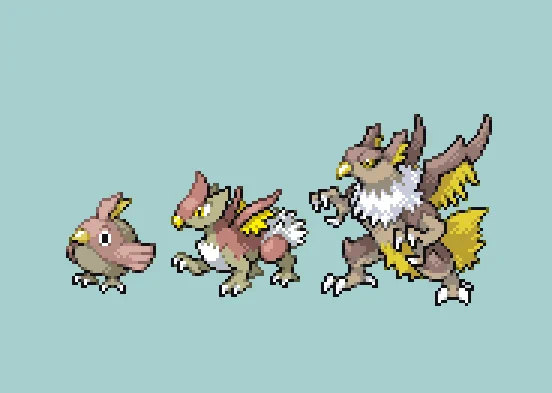 #fakemon #オリポケピッポ・グリフィー・グラリュス。600族枠。 