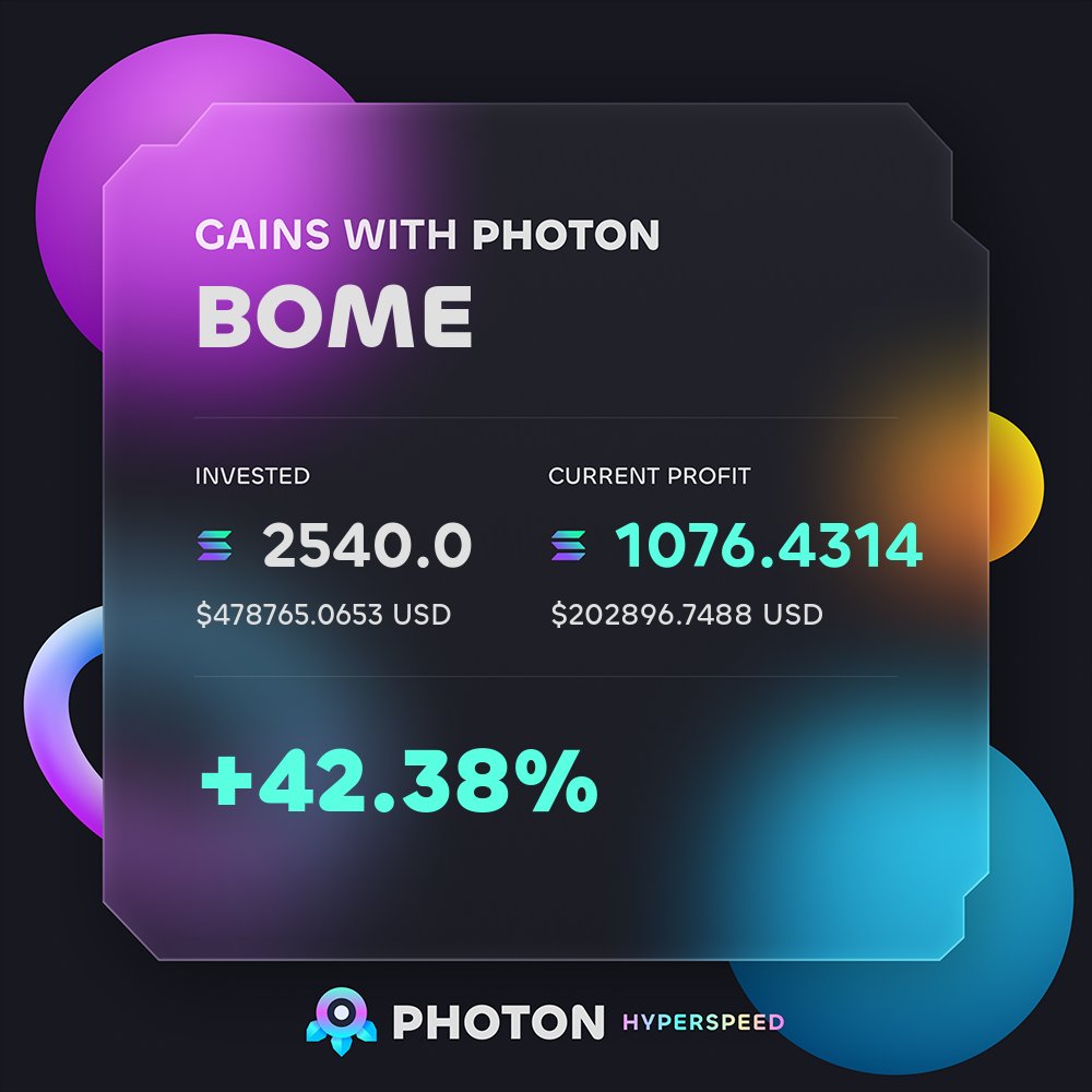 A few of our recent meme coin calls👇

- $BOME 20M --> 2B (100x)
- $NICK 5M --> 80M (16x)
- $SLERF 50M --> 700M (14x)
- $BAG 3.5M --> 43M (12x)

And many more over the past few months..

Want an invite? Simply LIKE this tweet ❤️