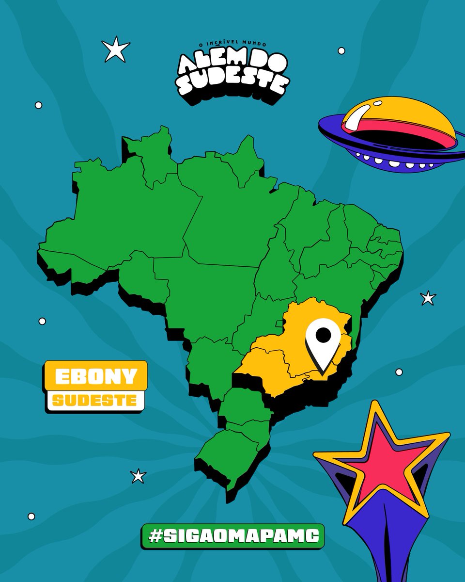 Atenção tripulantes do Festival MC 2024🛸🪐 A nossa viagem interplanetária faz parada para a receber a @baddiebony no nosso bonde interplanetário. Segura, porque no Além do Sudeste o mundo é incrível com o pop-rap da Ebony🚀 #FestivalMC