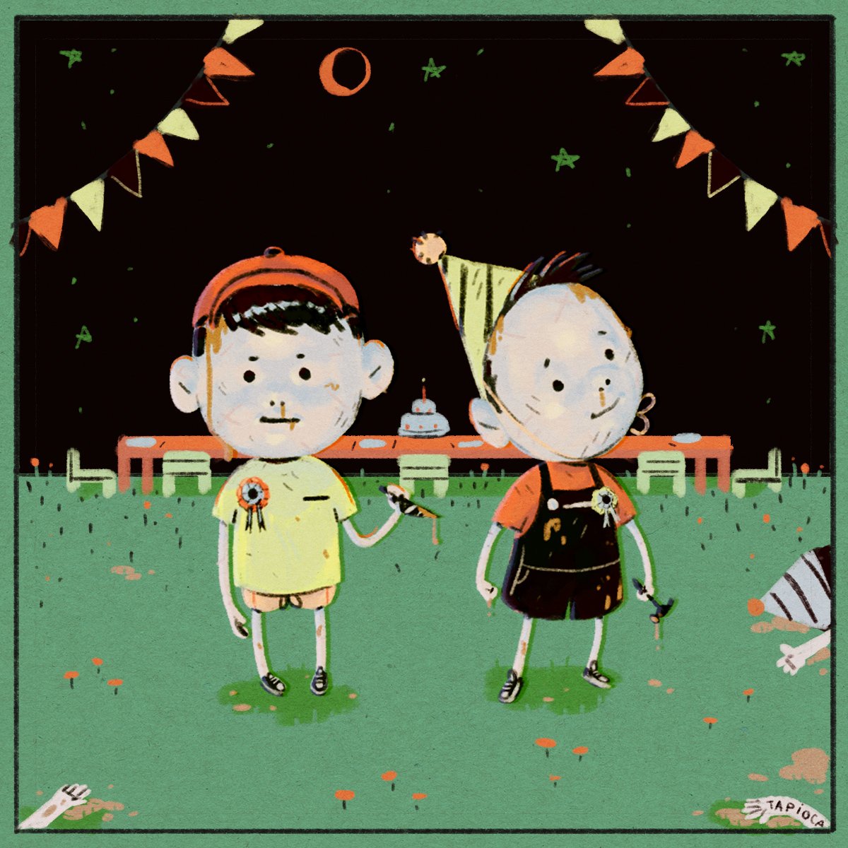 「my green arttt 」|✷ 𝖙𝖆𝖕𝖎𝖔𝖈𝖆 ✷ ask me about my OCsのイラスト
