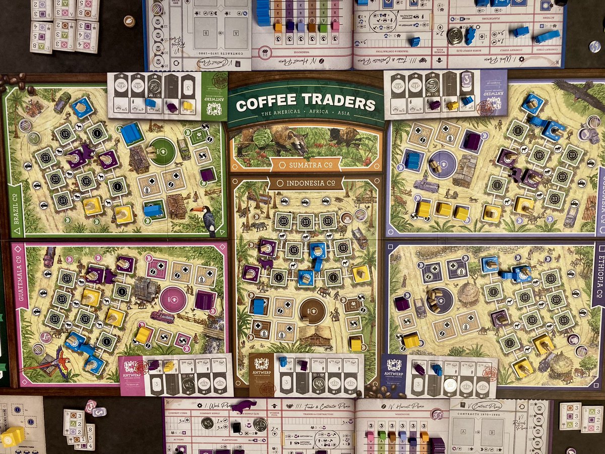 Mitch_boardgame's tweet photo. #CoffeeTraders 129-103 / 2 players https://t.co/TPCGy7VMaq