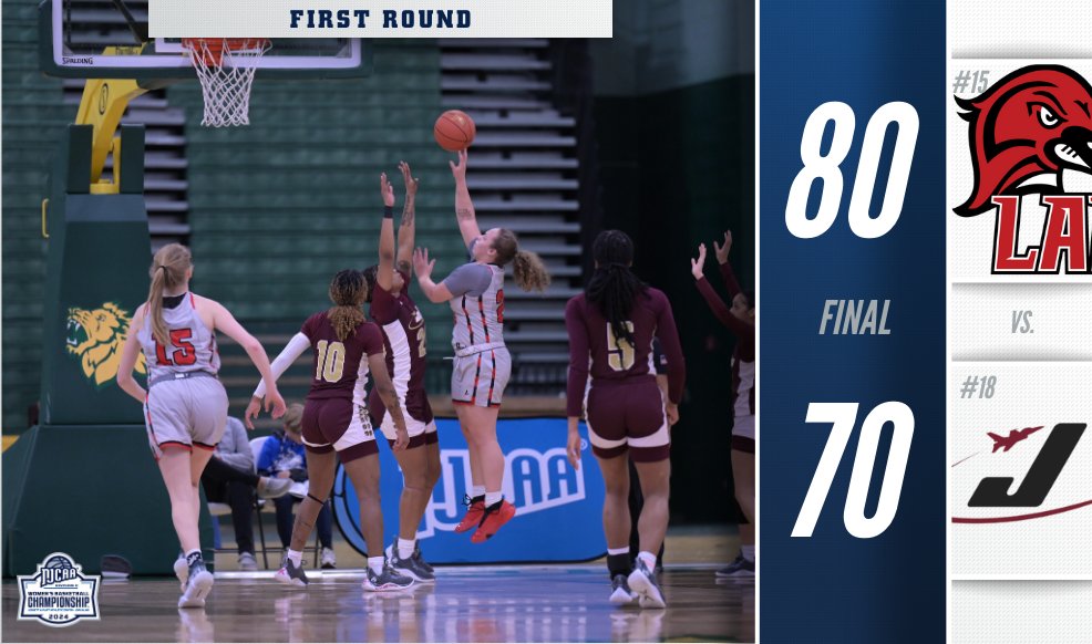 NJCAABasketball's tweet photo. Survive ➡️ Advance

Lake Land manages to win a nail bitter against Jackson to advance into the 2024 #NJCAABasketball DII Womnen's Championship Second Round!

https://t.co/vHQARxxKYq https://t.co/MEf8I1Urt3