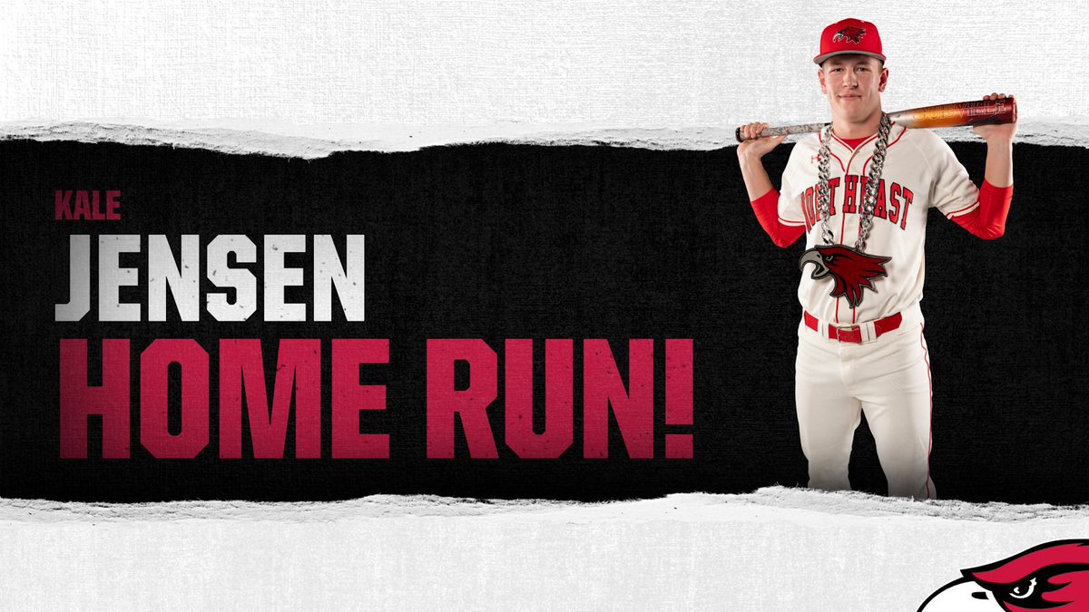 NortheastCCBSB's tweet photo. B4 | Northeast leads 6-3!

KALE JENSEN! 

@jensen_kale blasts a homer for yet another RBI! 💥🚀

#GoHawks 🔴⚪️⚾️ https://t.co/lPq0S6qUEq