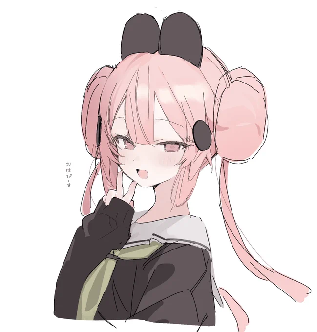 おはよー٩( 'ω' )و朝落書きっ 