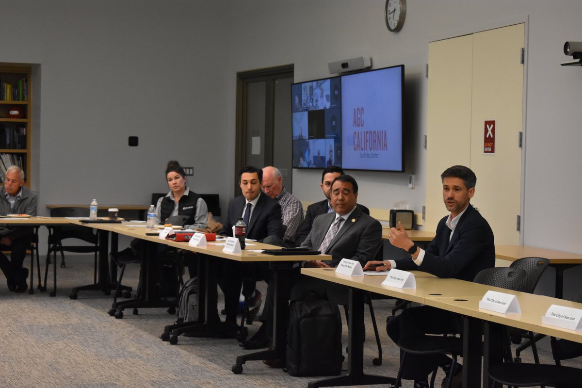 XLConstruction's tweet photo. We were privileged to have the opportunity to host AGC’s South Bay Chapter Board Meeting this month! Joined by, @MattMahanSJ of the @CityofSanJose, our discussions delved into construction and the promising future awaiting in the city of San José. #BuildToImproveLives https://t.co/vUdT2mCy4q