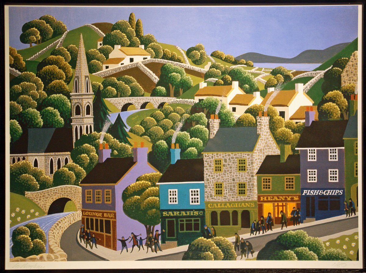 loughpark's tweet photo. Irish Art Limited Edition Signed Print A NIGHT ON THE TOWN by GEORGE CALLAGHAN, buy now at: https://t.co/tSaSxghzu9 or contact us direct! #IrishArt #IrishTown #NorthernIreland #Ireland #PaddysDay #nomoreblankwalls https://t.co/S6gHEsNR25