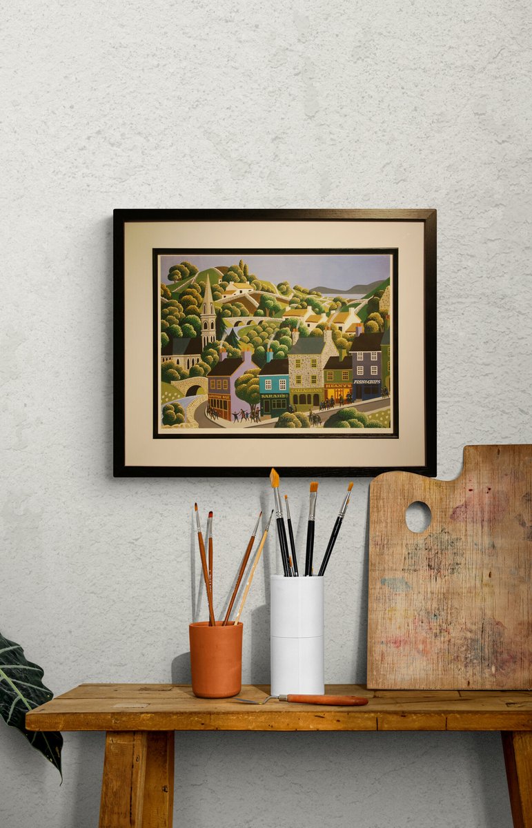 loughpark's tweet photo. Irish Art Limited Edition Signed Print A NIGHT ON THE TOWN by GEORGE CALLAGHAN, buy now at: https://t.co/tSaSxghzu9 or contact us direct! #IrishArt #IrishTown #NorthernIreland #Ireland #PaddysDay #nomoreblankwalls https://t.co/S6gHEsNR25