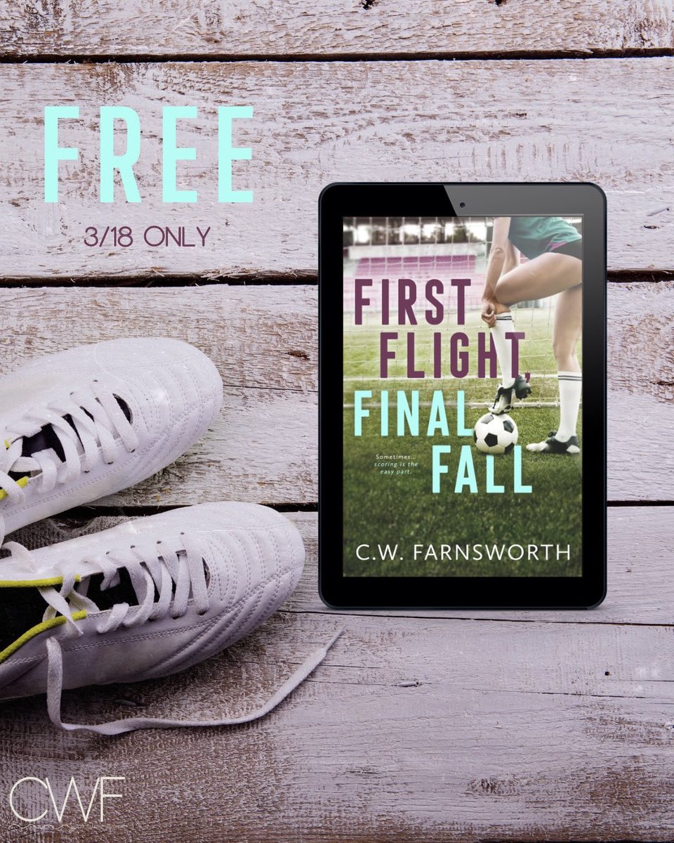 Sometimes...scoring is the easy part.

First Flight, Final Fall by C.W. Farnsworth is FREE today only!

Download your copy today!
amzn.to/49TrQG2

#CWFarnsworth #ContemporaryRomance #NewAdultRomance #SportsRomance #Athlete #Playboy #bookclub #valentineprlm @valentine_pr_