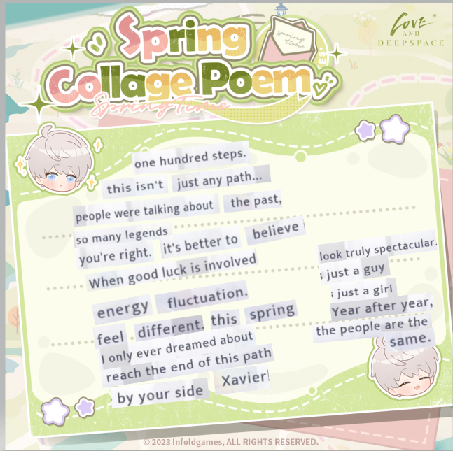 nessa_version's tweet photo. @Love_Deepspace I'm not a poet or native speaker, but I want to give it a shot

#LoveandDeepspace https://t.co/vcu9tNjAQB