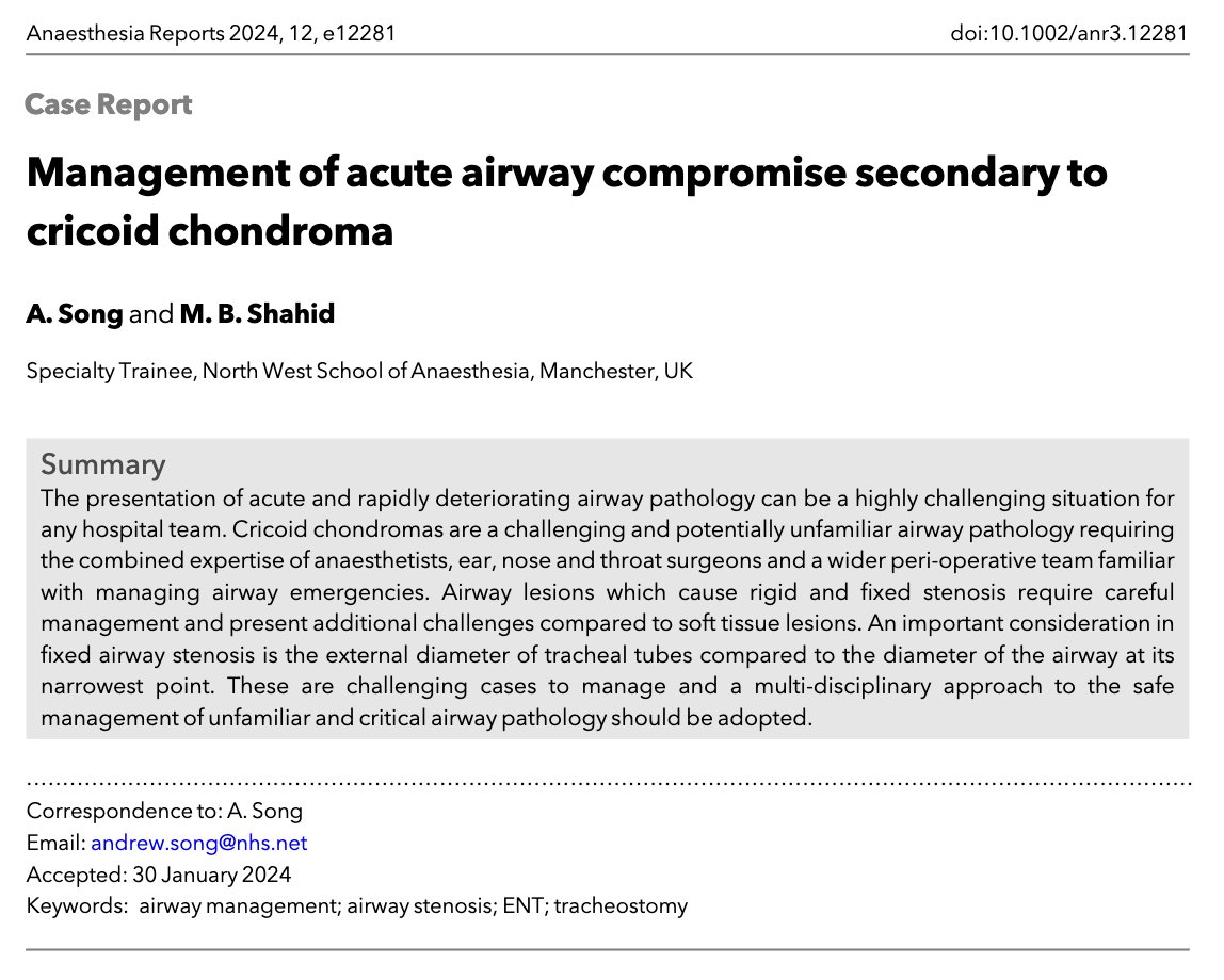 𝘈𝘯𝘢𝘦𝘴𝘵𝘩𝘦𝘴𝘪𝘢 𝘙𝘦𝘱𝘰𝘳𝘵𝘴 tweet media