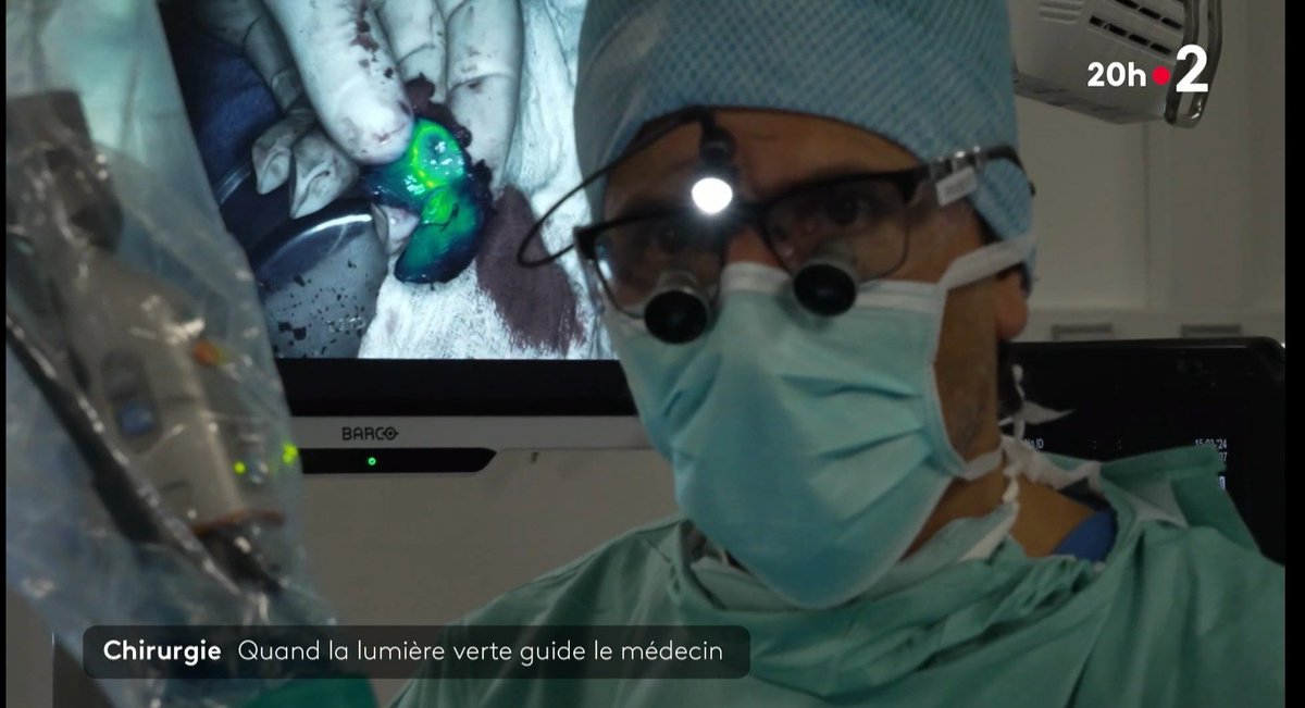 Pour ses 30 ans, le @CHBPaulBrousse fait le 20h de @FranceTV (29') avec la Chirurgie du Cancer du Foie guidée par la fluo #ICG ! @APHP @Paul_Brousse @isfgs @ArthrexFrance @Olympus_Corp @StrykerEndo @lachbt @GustaveRoussy @ILCAnews @AFEFoie @UnivParisSaclay france.tv/5764059-null.h…