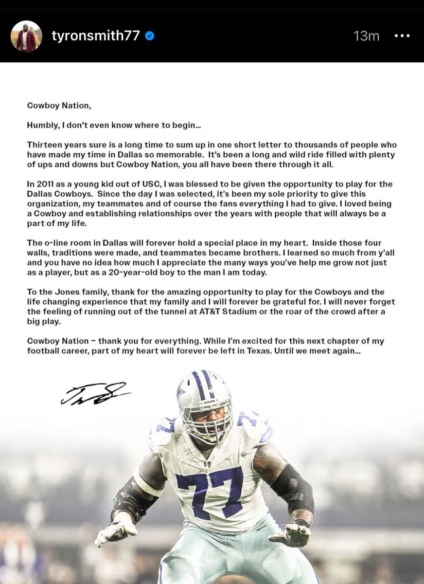 77 speaks. 

No, seriously. He spoke. 👑 #Cowboys