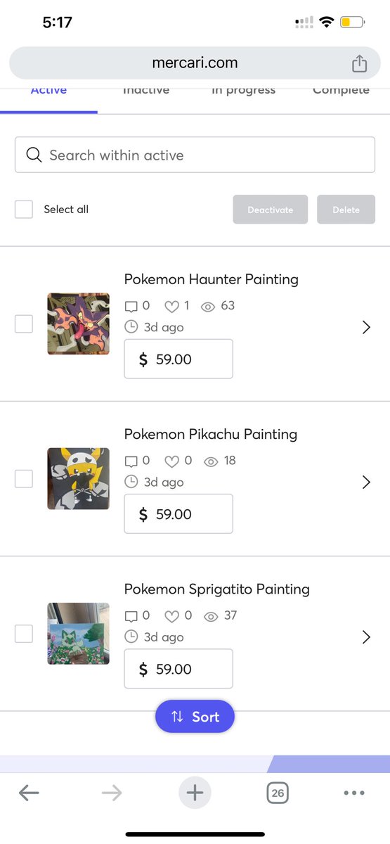 hi hi i have these three lovelies on my mercari rn :]

#artist #art #painter #painting #SmallBusiness #artcommunity #pokemon #pikachu #haunter #sprigatito #artsale #sellingart