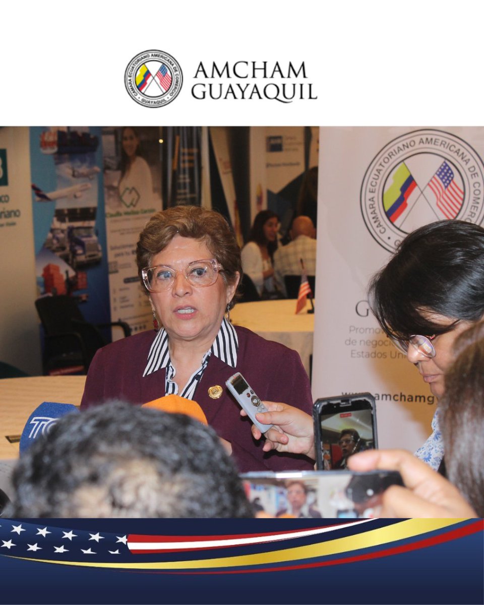 AMCHAM Guayaquil (@amchamgye) on Twitter photo Nuestra conferencia junto a la Ministra <a href="/MinTrabajoEc/">Ministerio del Trabajo Ecuador 🇪🇨</a> Abg. Ivonne Núñez permitió que nuestros socios y aliados conozcan metas y proyectos para este 2024 en materia laboral.
Gracias por su activa participación.
@chairamchamgye <a href="/edithvillavic/">Edith Villavicencio</a> @alexiaalcivar Nuestra conferencia junto a la Ministra <a href="/MinTrabajoEc/">Ministerio del Trabajo Ecuador 🇪🇨</a> Abg. Ivonne Núñez permitió que nuestros socios y aliados conozcan metas y proyectos para este 2024 en materia laboral.
Gracias por su activa participación.
@chairamchamgye <a href="/edithvillavic/">Edith Villavicencio</a> @alexiaalcivar