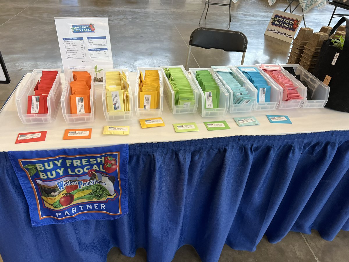 Buy Fresh Buy Local/Farm to Table Western PA (@ftt_pittsburgh) on Twitter photo Thanks to everyone who visited Farm to Table vendors & presenters over past 10 days <a href="/PghHomeGarden/">Pittsburgh Home and Garden Show</a> show!
Invite us to your farmers markets and we’ll bring w/gardening supplies and farms & food/bev vendor pop up. #buyfreshbuylocal #keepitrealkeepitlocal #papreferred #pghhomeshow Thanks to everyone who visited Farm to Table vendors & presenters over past 10 days <a href="/PghHomeGarden/">Pittsburgh Home and Garden Show</a> show!
Invite us to your farmers markets and we’ll bring w/gardening supplies and farms & food/bev vendor pop up. #buyfreshbuylocal #keepitrealkeepitlocal #papreferred #pghhomeshow