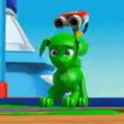 I missed drawing Paw Patrol so here's the famous 'Marshall goes green' sculpture xD #pawpatrol #pawpatrolmovie #pawpatrolfanart