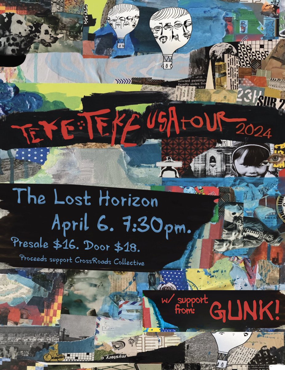 Syracuse, NY added to our US April dates! We're playing @LostHorizonSYR w/ support from @gunk 4/6 A Crossroads Collective event w/ proceeds going towards the Let’s Play Program; a partnership w/ Arthouse Collective helping bring free music lessons to inner city kids in Syracuse