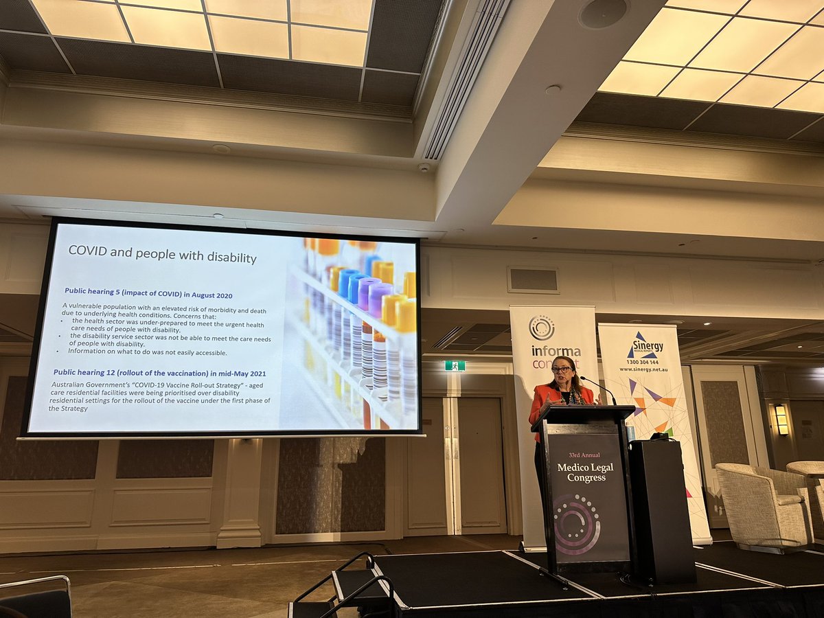 Very pleased to be attending and presenting at Informa 33rd Annual Medico Legal Congress 2024. Kate Eastman SC is delivering a thoughtful and inspiring opening keynote address: Disability Royal Commission: the interface of health systems and law @HealthLawQUT
