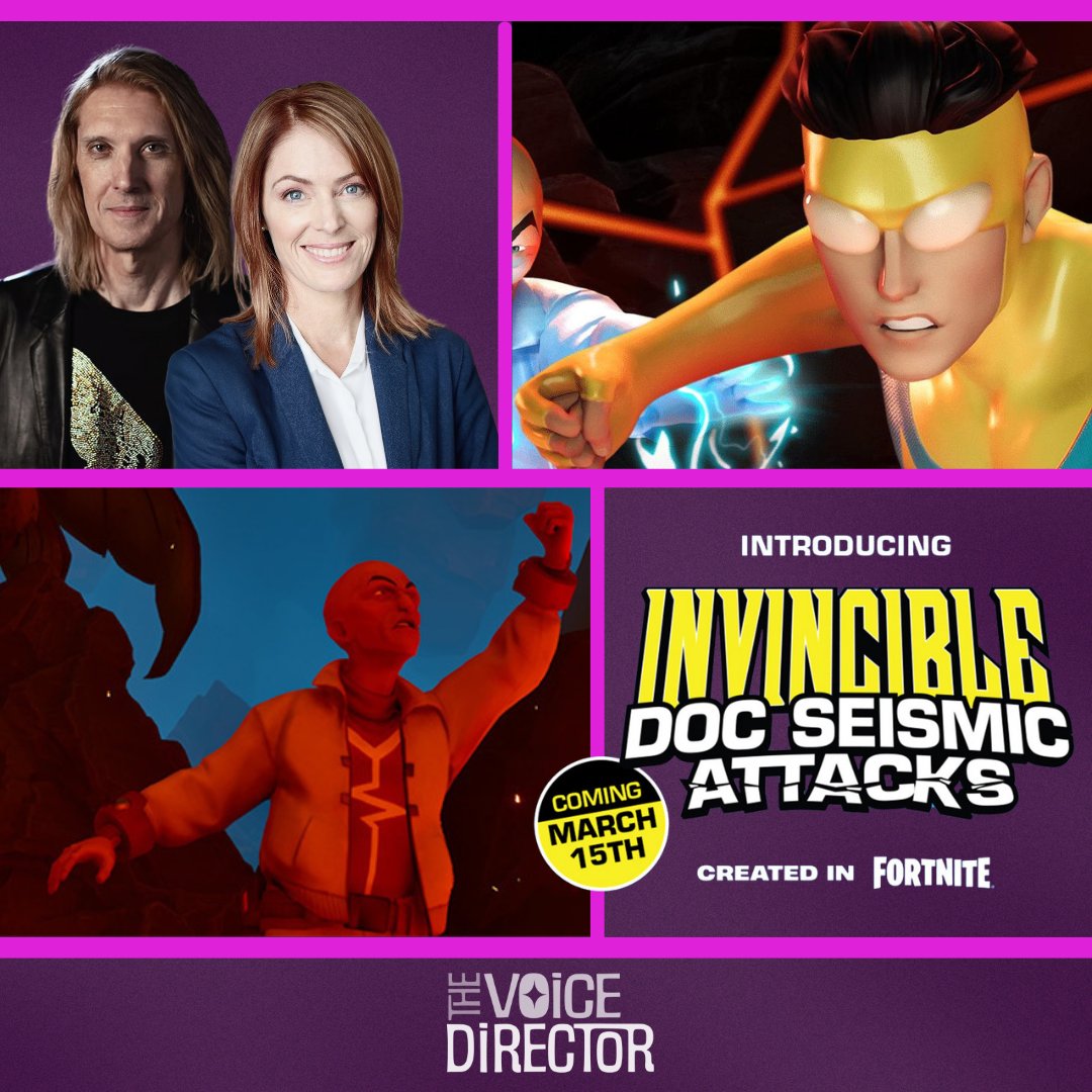 Pretty cool that we got to cast and direct this Invincible game.  Come play in Fortnite!
#voiceover #voiceactor #voiceoverartist #videogamevoiceactor #videogamevoiceover #thevoicedirector #voicedirecting