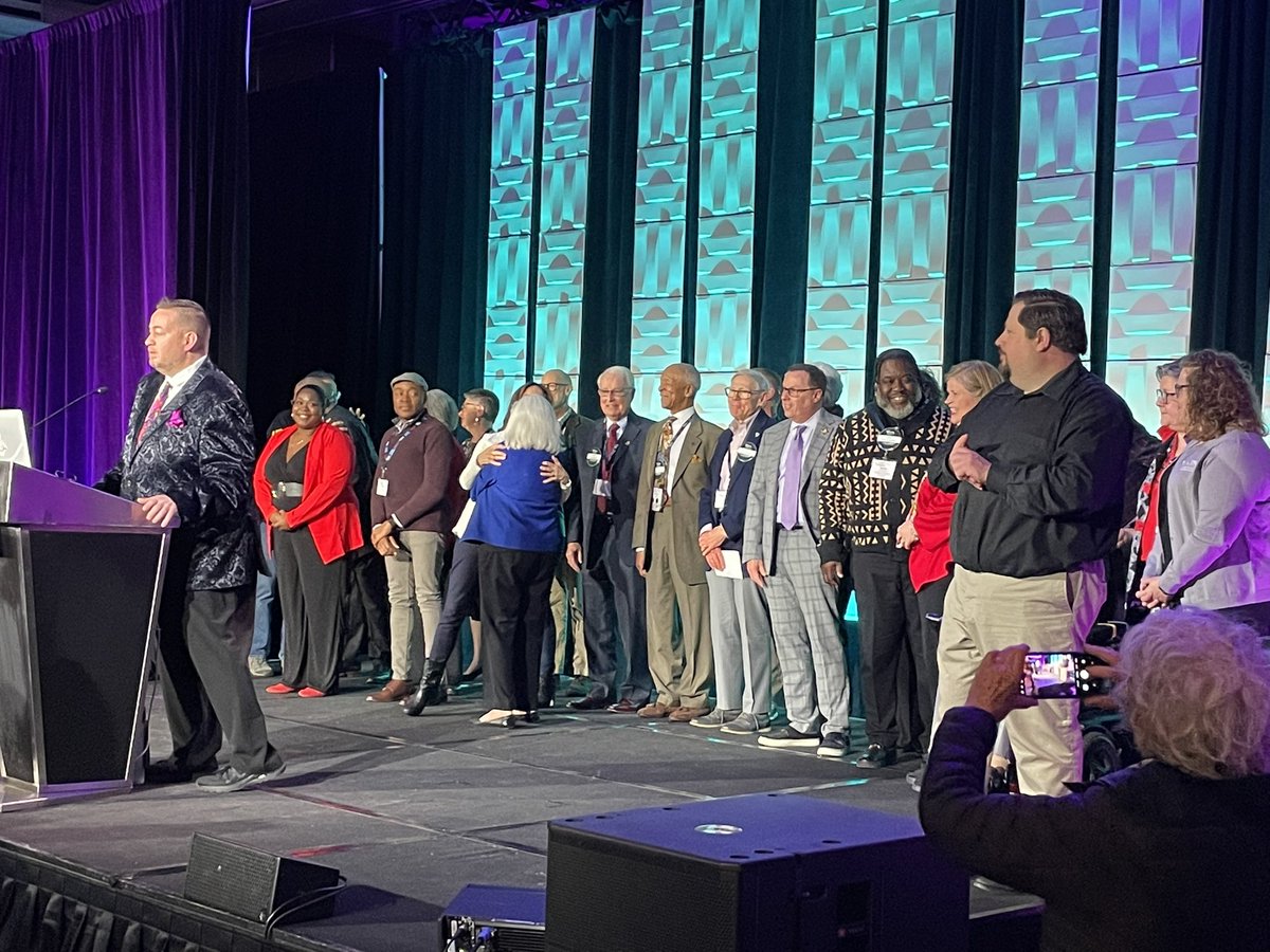 5 decades of @ACPA leadership on stage to celebrate 100 years of ACPA history. #ACPA24 #ACPA100
