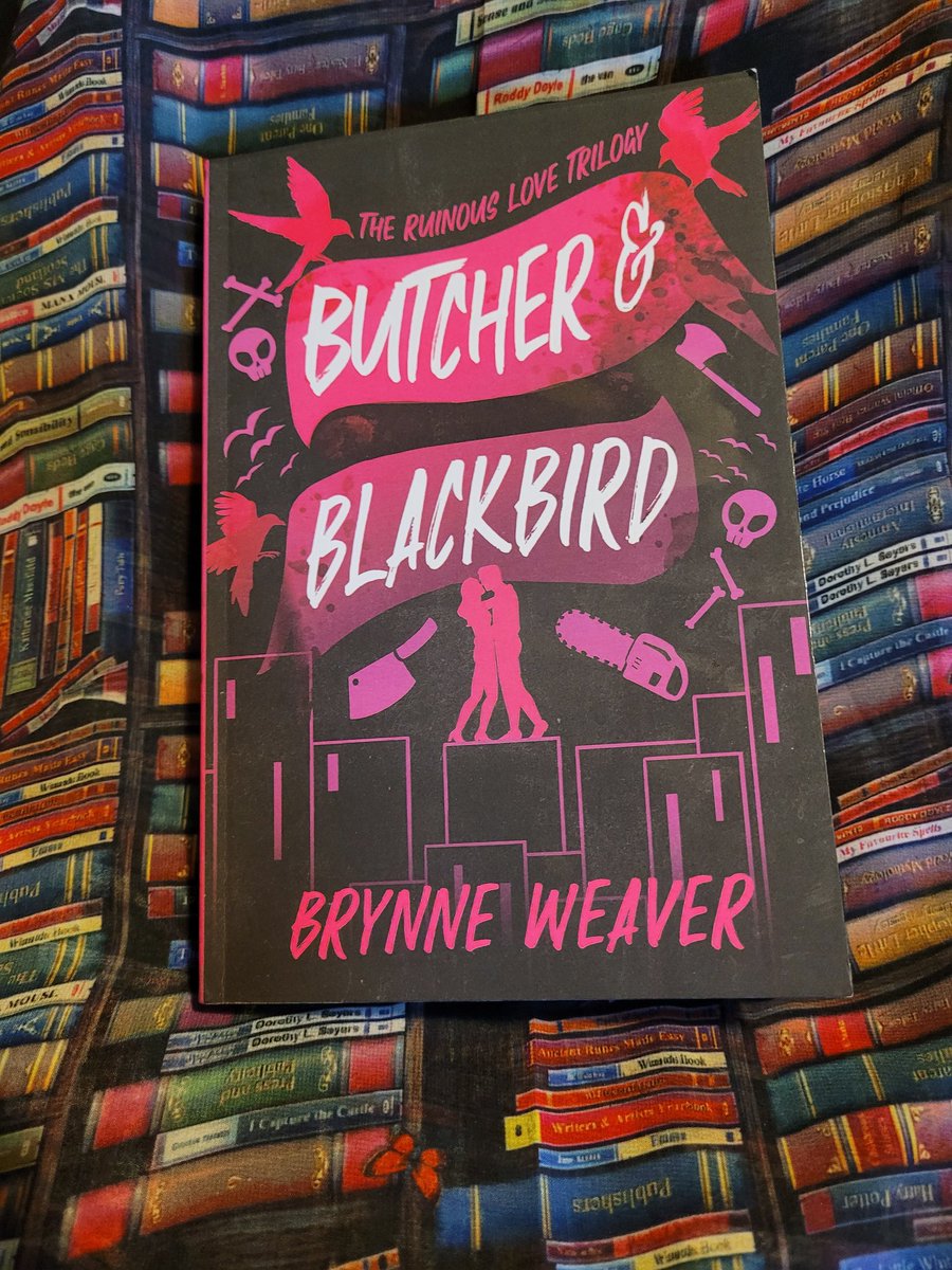 4.25⭐️
Butcher & Blackbird 
By: Brynne Weaver 
'It's all fun and games until someone loses an eye,'
#BookTwitter #BooksWorthReading 
Full review at: wp.me/peY0gZ-cT