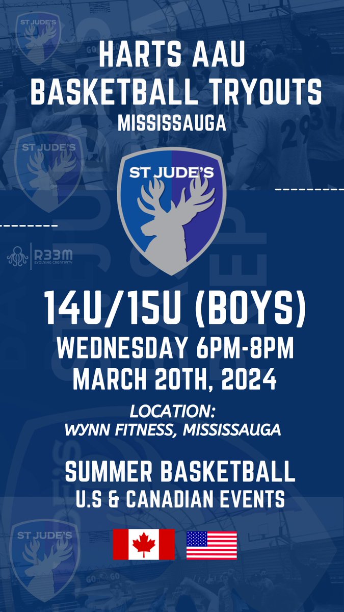 R33MRoyalist's tweet photo. HARTS AAU TRYOUTS U14/15 -- WEDNESDAY MARCH 20, 2024  6-8PM 
SUMMER AAU ..
CANADIAN AND U.S EVENTS 
LOCATION - WYNN FITNESS MISSISSAUGA / MEADOWVALE https://t.co/AuvF5bDiwO