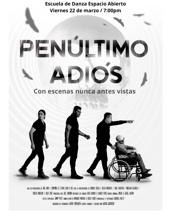 unafilms's tweet photo. Cerramos este ciclo de proyecciones con el Cortometraje "Penúltimo Adiós". No pierdas la oportunidad de verla, pero esta vez con escenas nunca antes presentadas.

Nos vemos este viernes 22 de marzo en el Teatro Victor Romeo de la Escuela de Danza Espacio Abierto, a las 7:00 pm. https://t.co/ooVgXRCnkJ