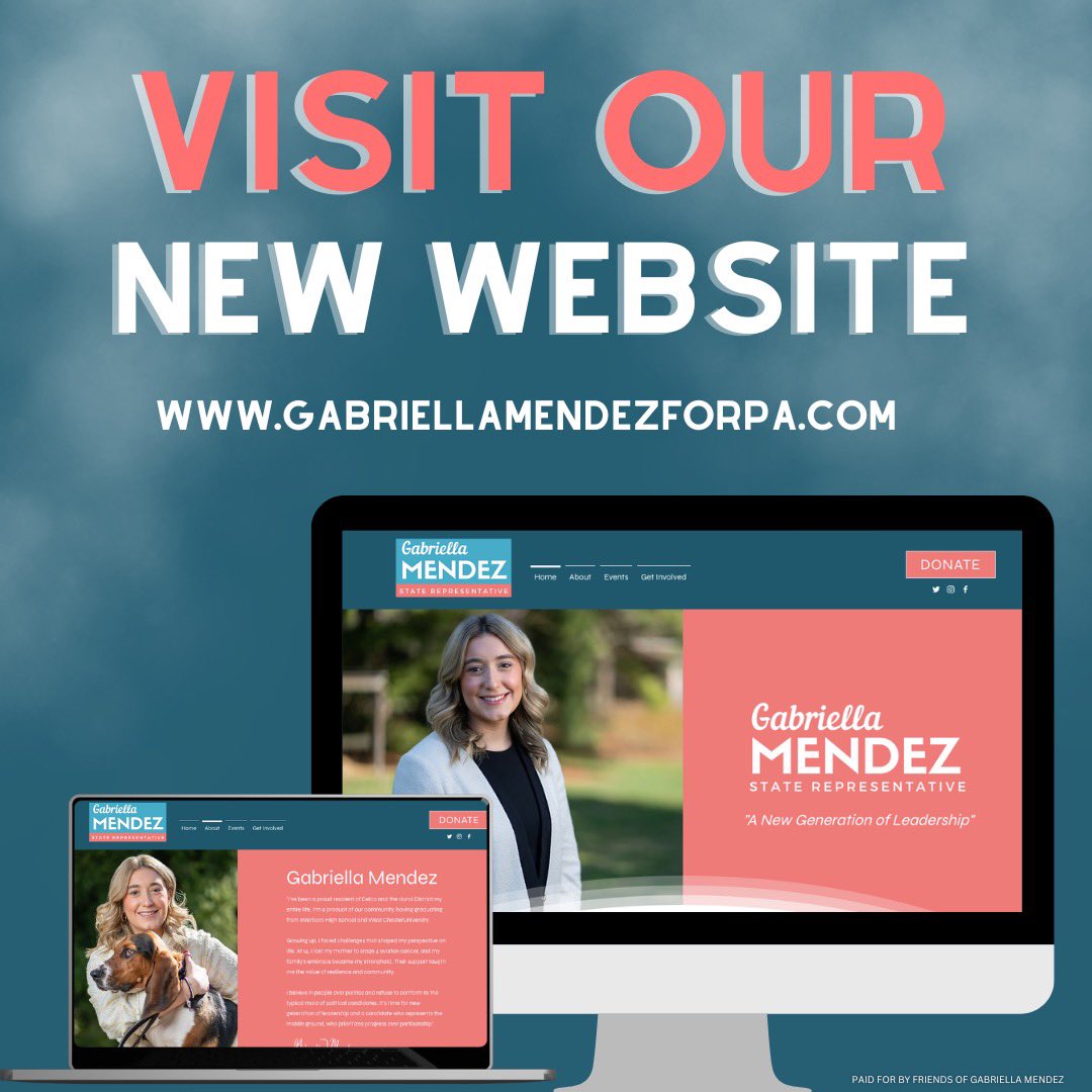 GabMendezPA's tweet photo. Exciting news, our new website is live! 🌟

Check out https://t.co/6ov5qY931o for the latest updates and ways to get involved. #HD162 https://t.co/OtqhFwNRDn