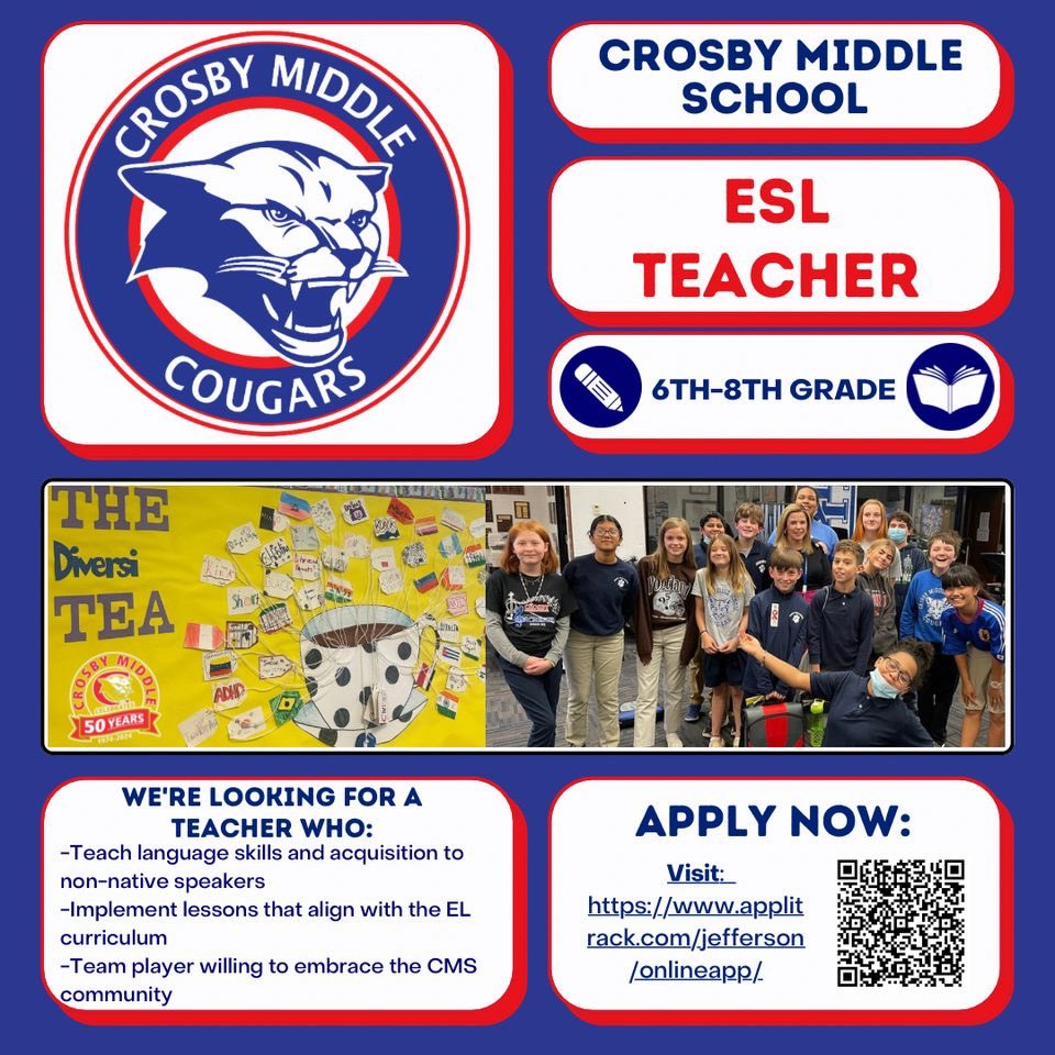 The best thing about having 91 multilingual learners (and counting) speaking a total of 36 languages (and counting)? We’re getting a second ELD/ESL Teacher!