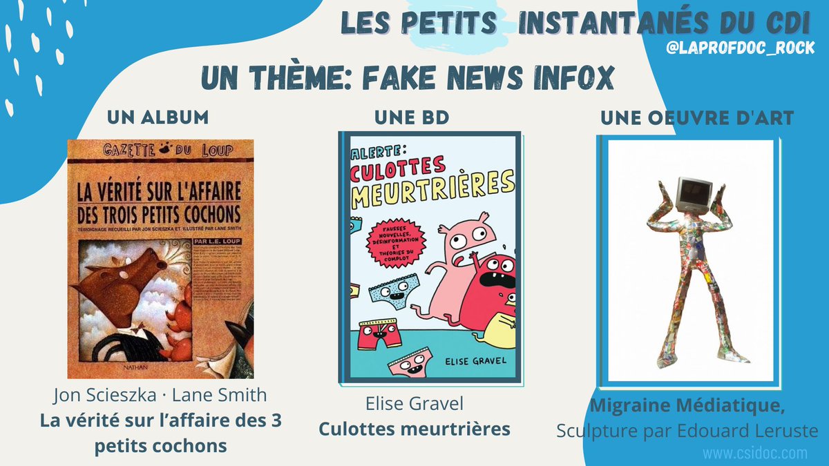 Laprofdoc_rock's tweet image. Les instantanés du CDI suite #funEmi Des ressources pour inspirer #SPME24 
A consulter sur csidoc.com/blog/instantan…